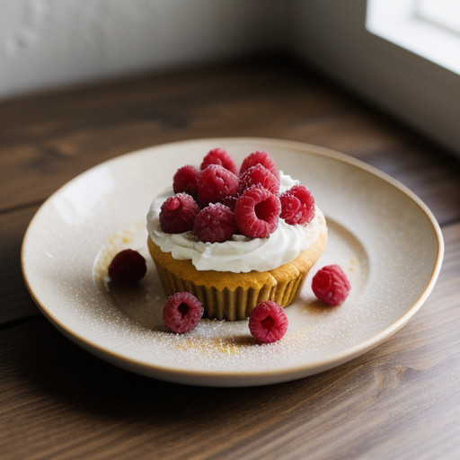 Lemon Whirligigs With Raspberries recipe image