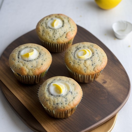 Lemon Yogurt-Poppy Seed Muffins (Regular & Lighter)(4 & 3 PT recipe image