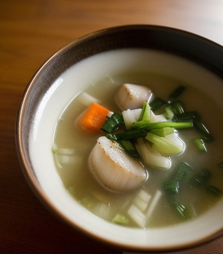 Lemongrass Scallop Soup recipe image