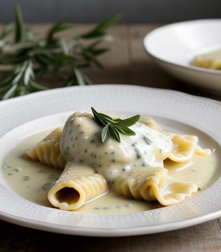 Lemony Chicken and Anchovy Ravioli recipe image