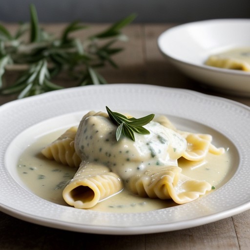 Lemony Chicken and Anchovy Ravioli recipe image