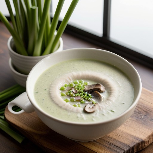 Lemony Leek & Mushroom Soup recipe image