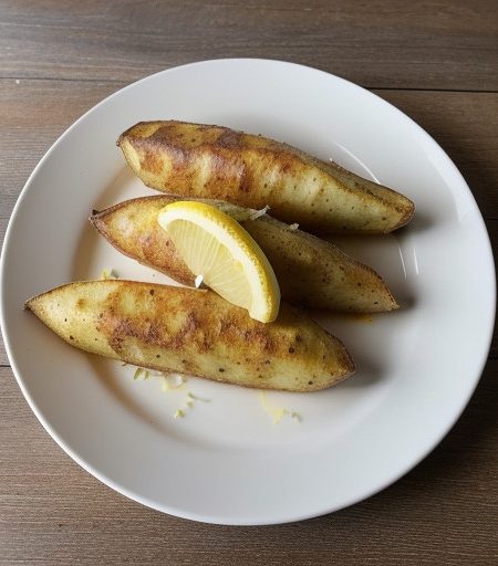 Lemony Potato Wedges recipe image