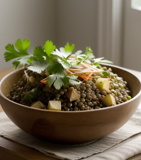 Lentil & Celery Root Salad recipe image