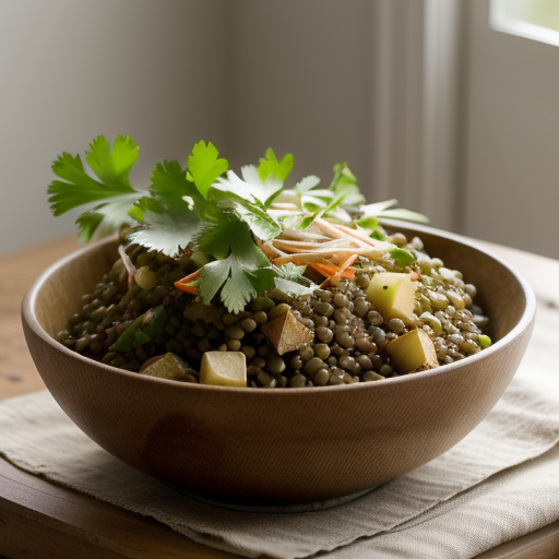 Lentil & Celery Root Salad recipe image
