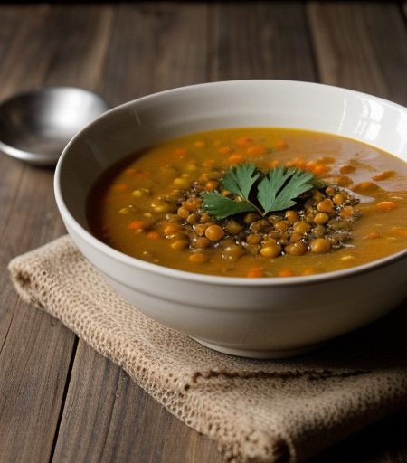 Lentil & Corn Soup recipe image