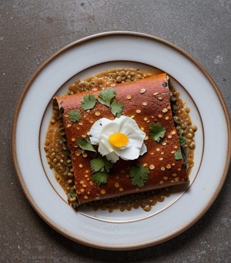 Lentil Enchiladas recipe image