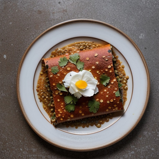 Lentil Enchiladas recipe image