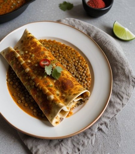 Lentil Enchiladas recipe image