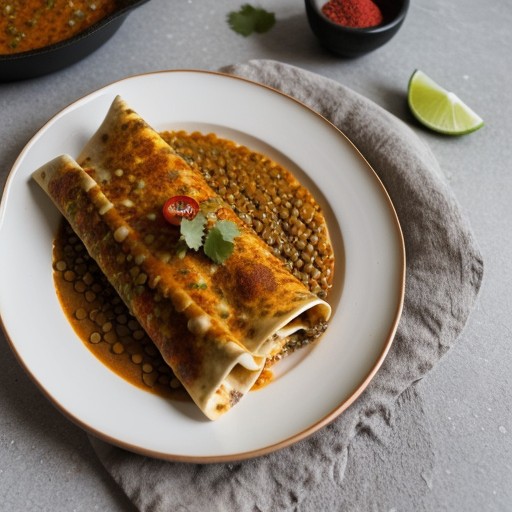 Lentil Enchiladas recipe image