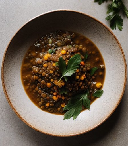 Lentil & Five Vegetable Stew recipe image