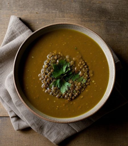 Lentil & Garlic Soup recipe image