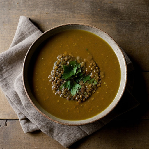 Lentil & Garlic Soup recipe image