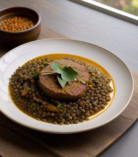 Lentil Kielbasa Stew recipe image