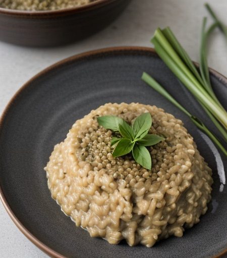 Lentil & Leek Risotto (Vrg recipe image