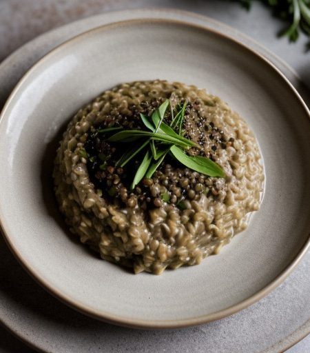 Lentil & Leek Risotto (Vrg recipe image