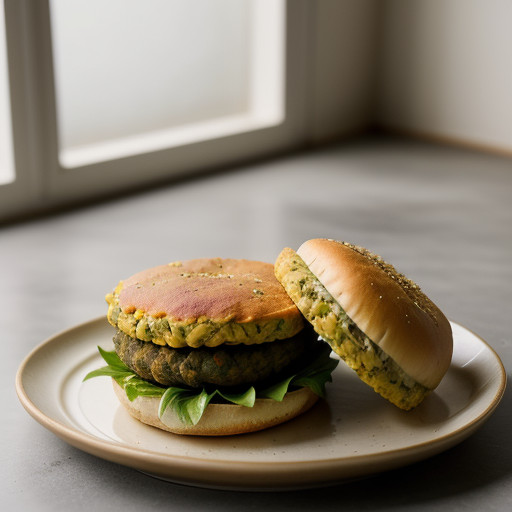 Lentil - Potato Burgers recipe image