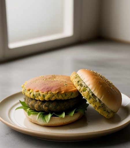 Lentil Potato Burgers recipe image