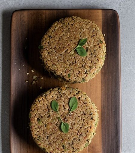 Lentil Rice Burgers (Vegan recipe image