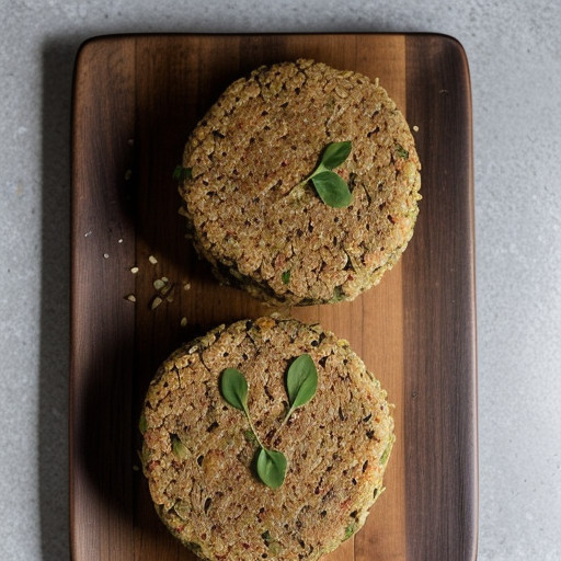 Lentil Rice Burgers (Vegan recipe image
