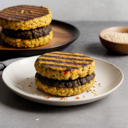 Lentil Rice Burgers recipe image