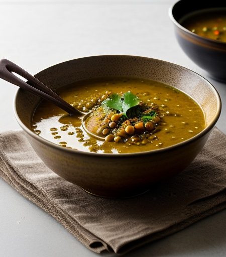 Lentil & Rice Soup recipe image
