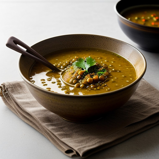Lentil & Rice Soup recipe image