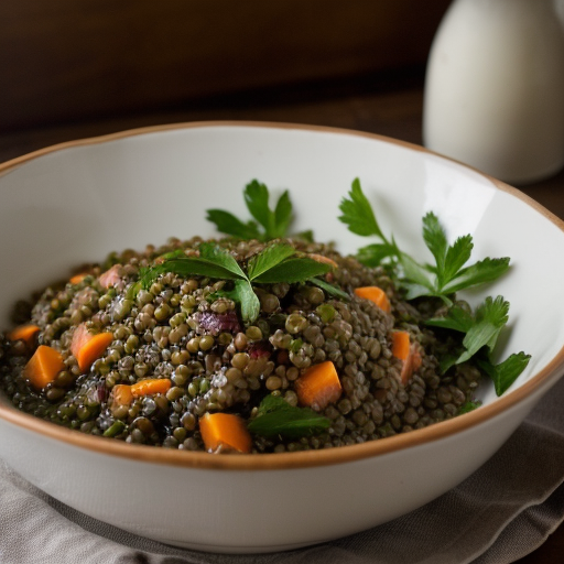 Lentil Salad With Smoked Turkey recipe image
