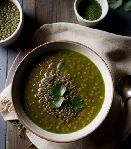 Lentil Soup With Cilantro recipe image