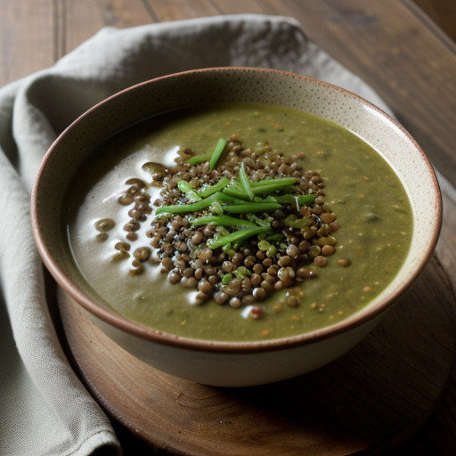 Lentil Soup With Franankfurters recipe image