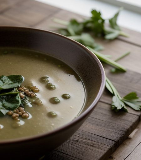 Lentil & Spinach Soup recipe image