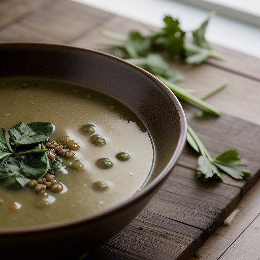 Lentil & Spinach Soup recipe image