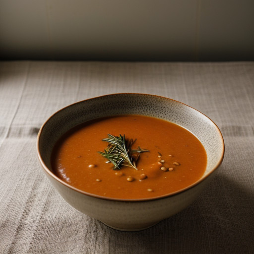 Lentil & Tomato Soup (Golding recipe image