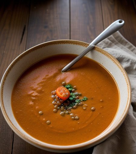Lentil & Tomato Soup recipe image