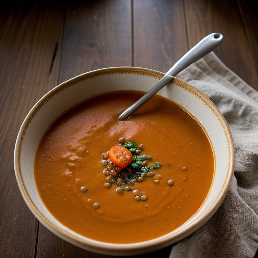 Lentil & Tomato Soup recipe image
