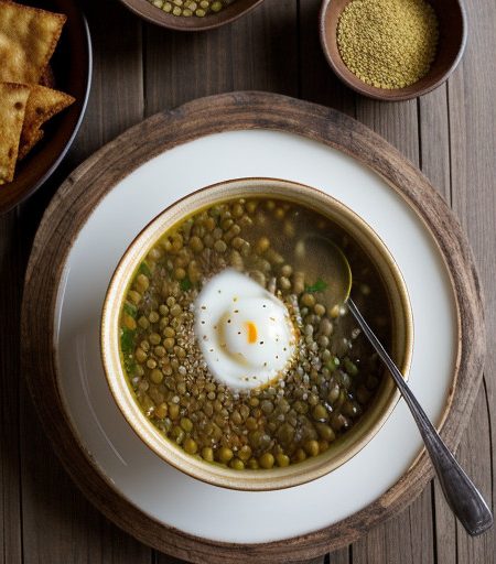 Lentil & Vermicelli Soup - Shawrbat Adas recipe image