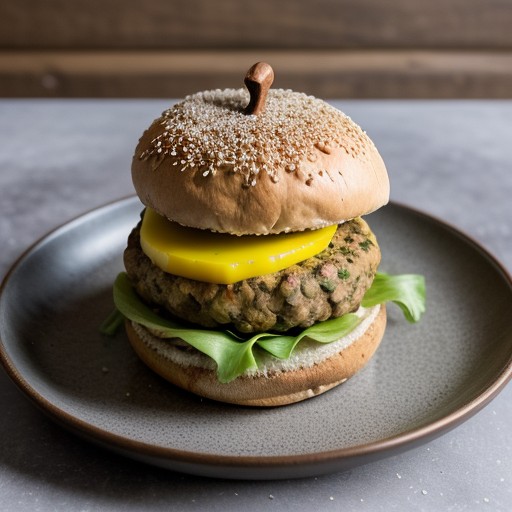 Lentil-Walnut Burgers recipe image