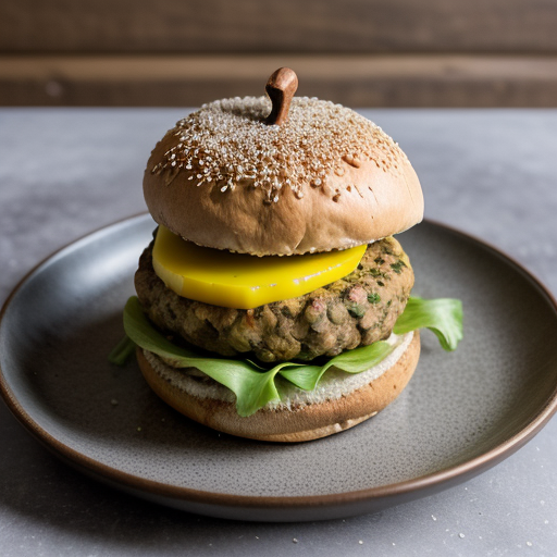 Lentil-Walnut Burgers recipe image