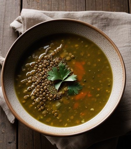Lentil and Brown Rice Soup recipe image