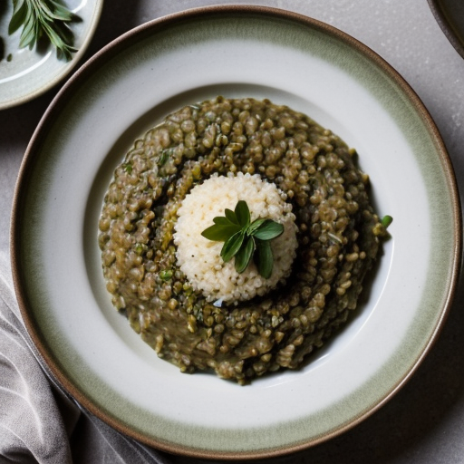 Lentil and Leek Risotto [T] recipe image