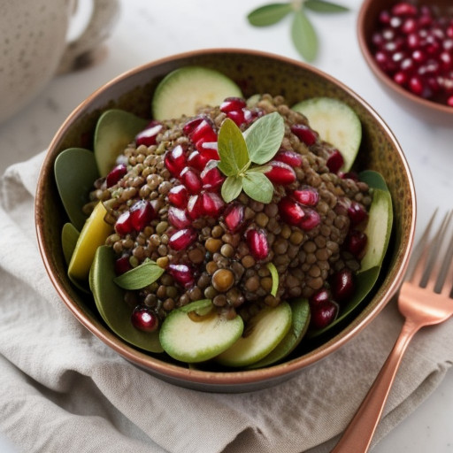 Lentil and Olive Salad - Gh_9407 recipe image