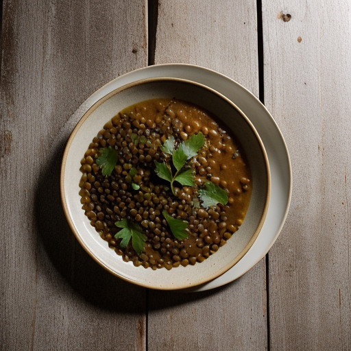 Lentil and Potato Stew With Spiced Oil recipe image