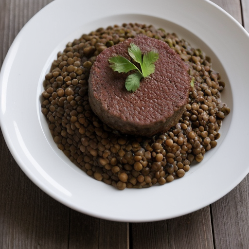 Lentils With Italian Sausage recipe image