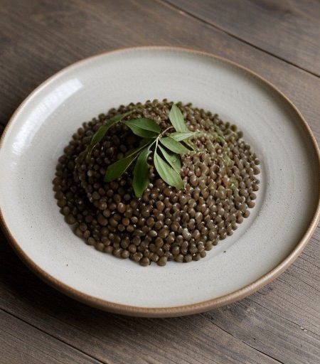Lentils With Pearl Onions recipe image