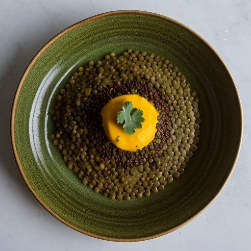 Lentils With Zucchini recipe image