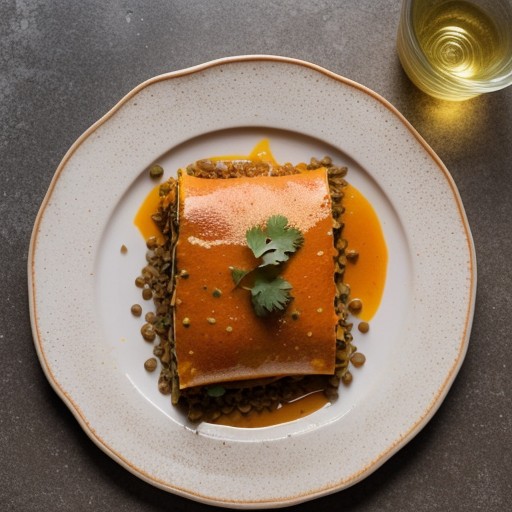 Lentils and Spanish Rice Enchiladas recipe image