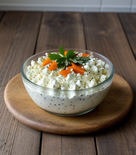 Les Cottage Cheese Garden Salad recipe image
