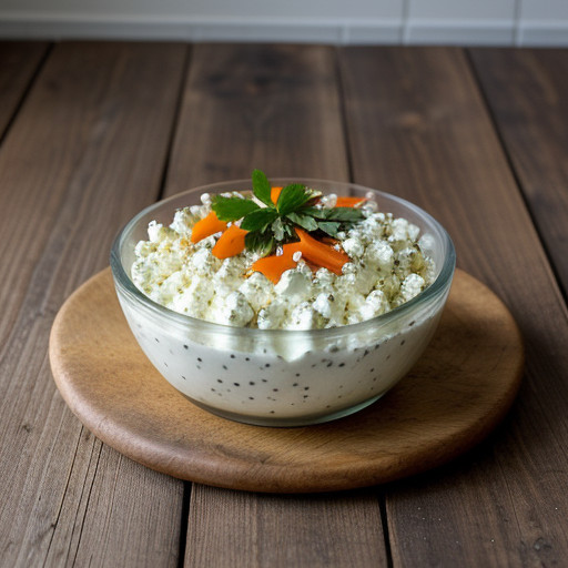 Les Cottage Cheese Garden Salad recipe image