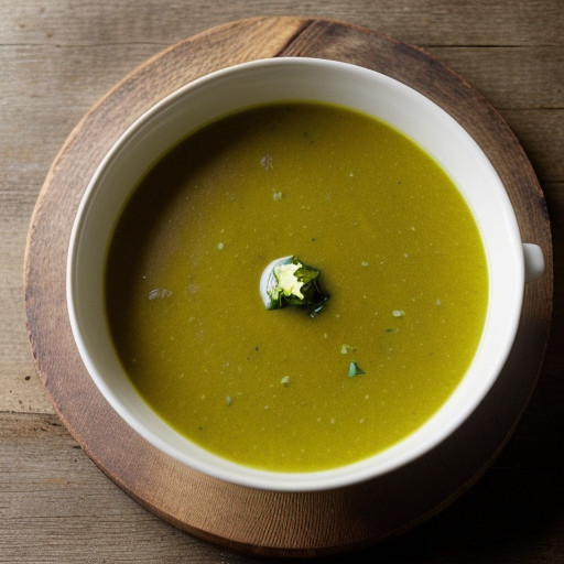 Lettuce & Courgette Soup. recipe image