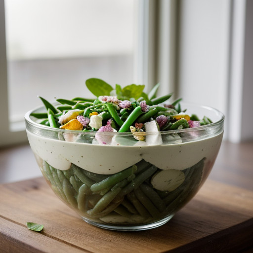 Lettuce & Green Bean Salad recipe image